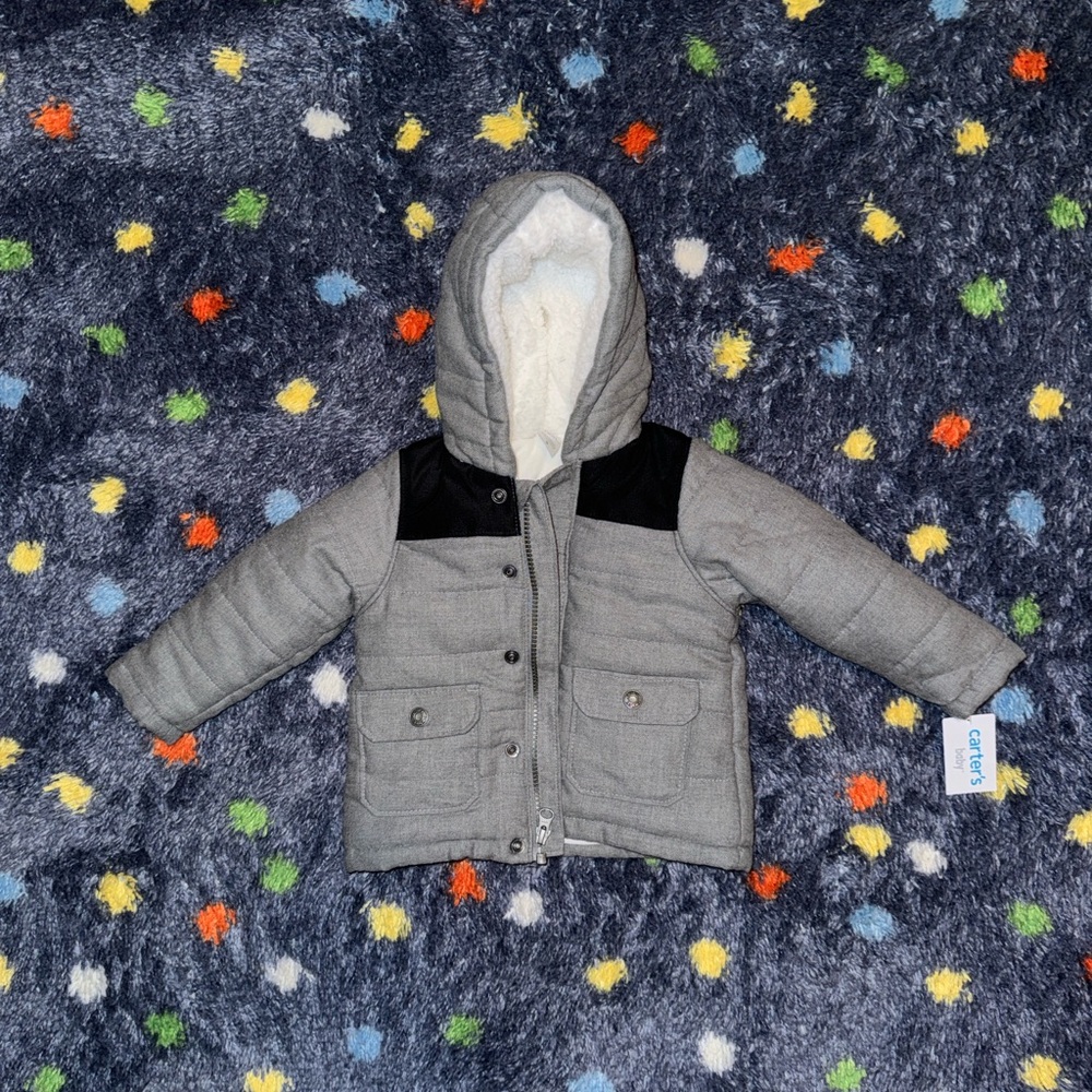 Carter’s fleece coat NWT, 18 months
